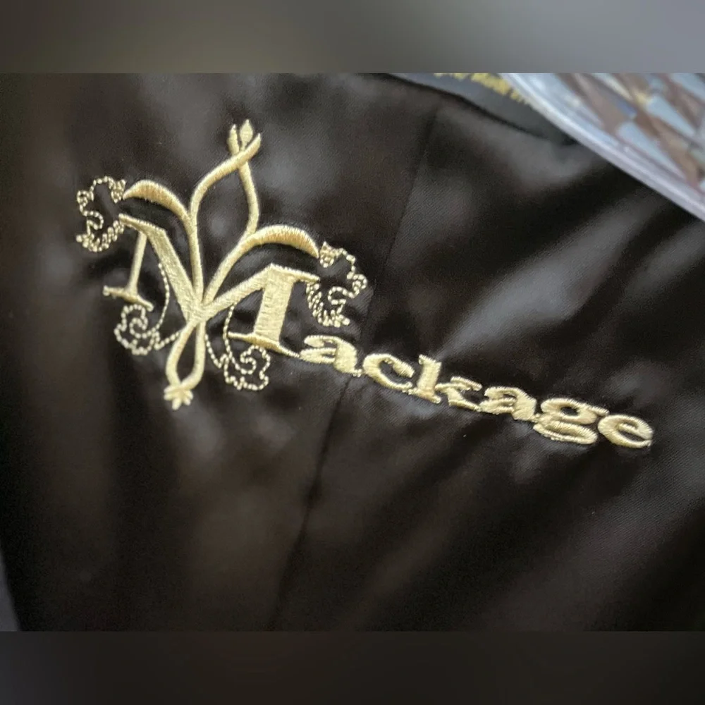 Wool coat MACKAGE with WIRE COLLAR so you can shape it NWOT